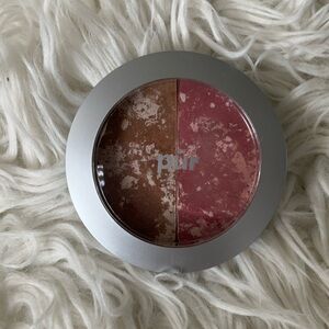 New Pur mineral split pan universal marble powder in bronze and pink. .32oz/9g.